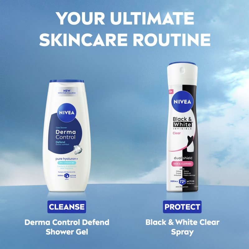 NIVEA Invisible Black & White Clear Antiperspirant im Spray für Damen 250 ml (Bild 7)