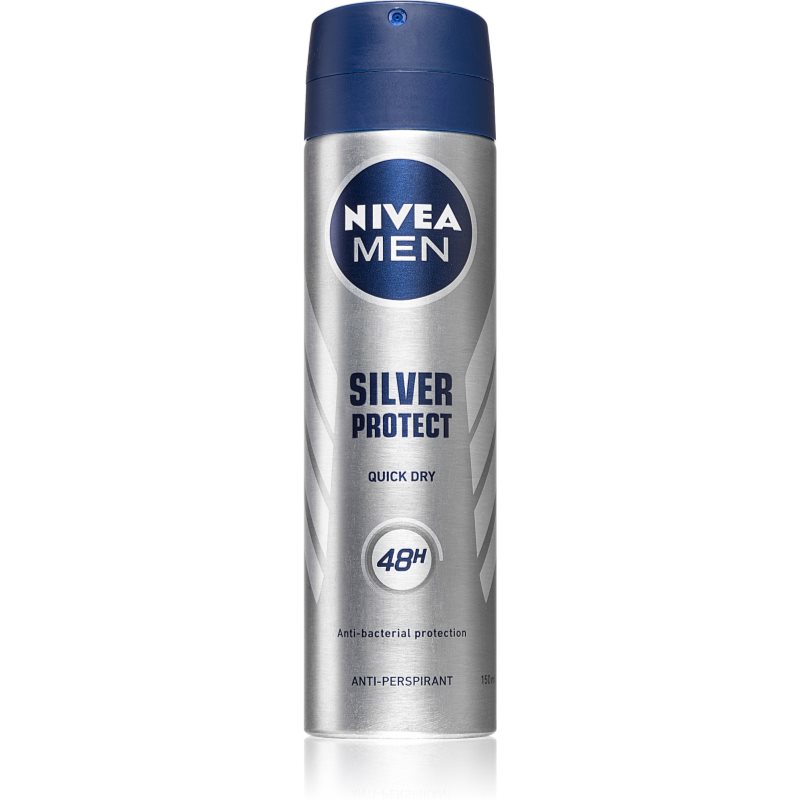 Nivea Men Silver Protect Antiperspirant Spray 48h 150 Ml