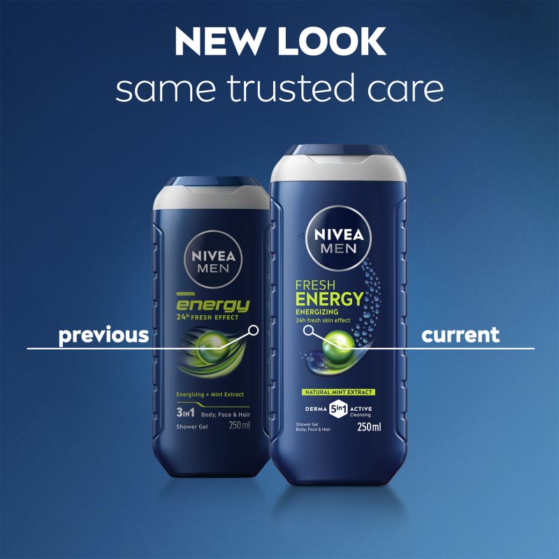 NIVEA MEN Fresh Energy Duschgel für Herren 250 ml (Bild 7)