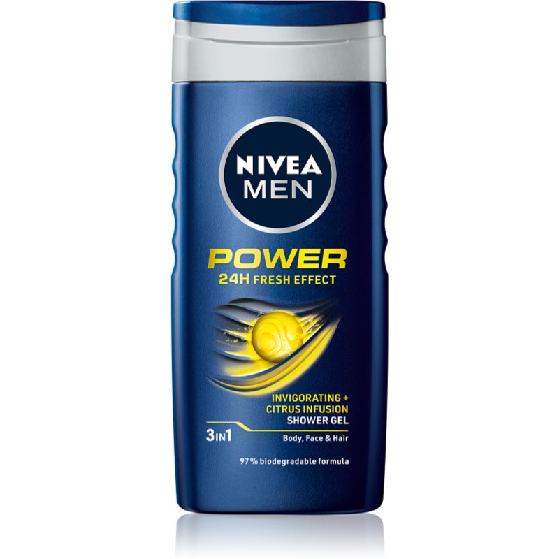 Nivea Men Power Fresh 250 ml sprchovací gél pre mužov