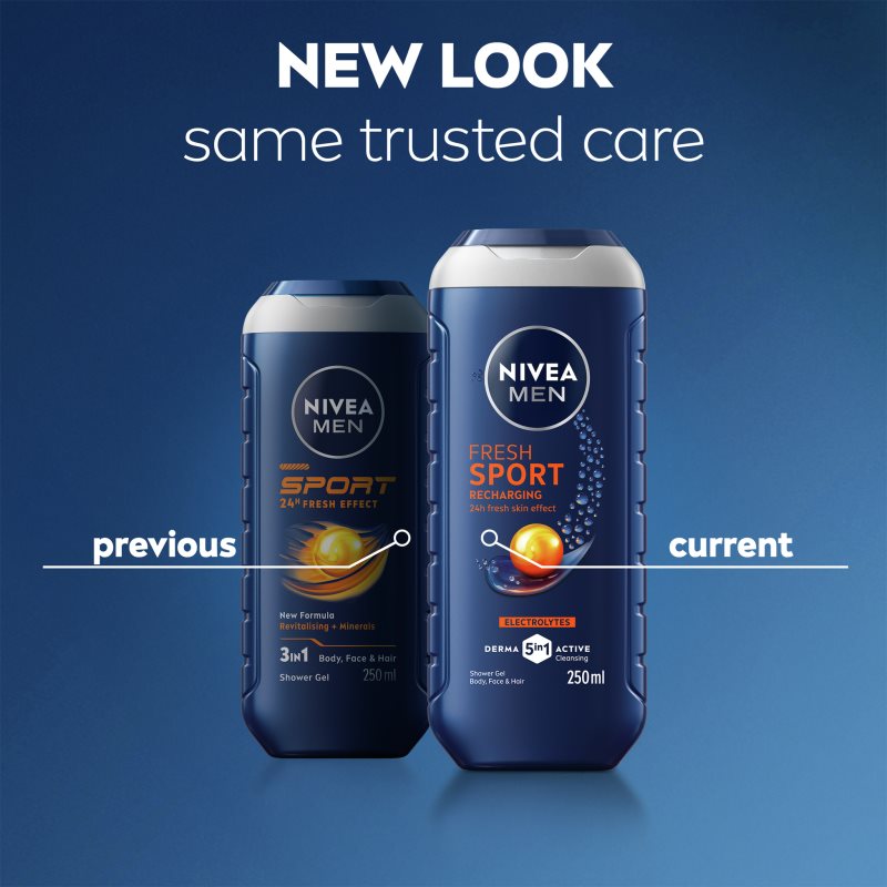NIVEA MEN Fresh Sport Duschgel mit Mineralien für Herren 250 ml (Bild 7)