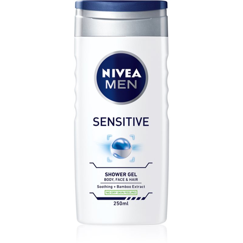 Nivea Men Sensitive gel za tuširanje za muškarce 250 ml