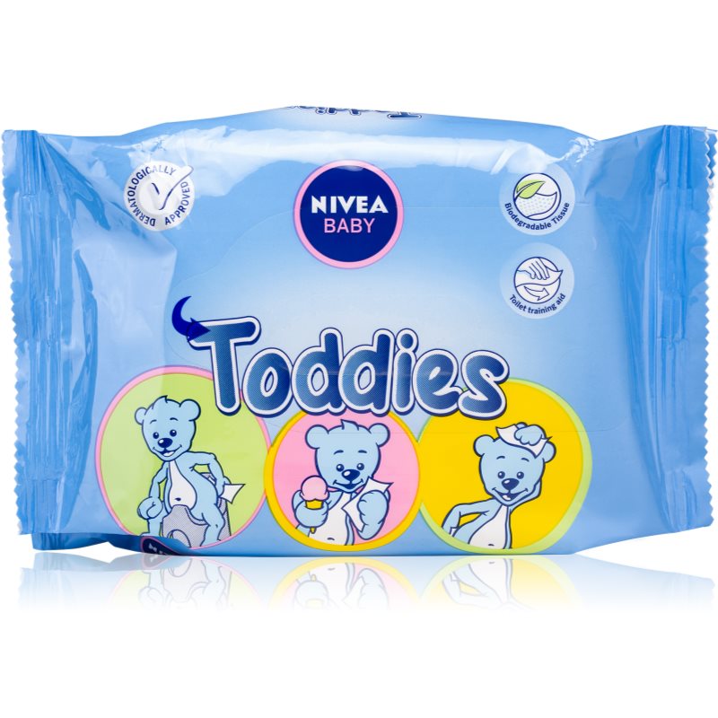 Nivea Baby Toddies tisztító gyengéd törlőkendő 60 db