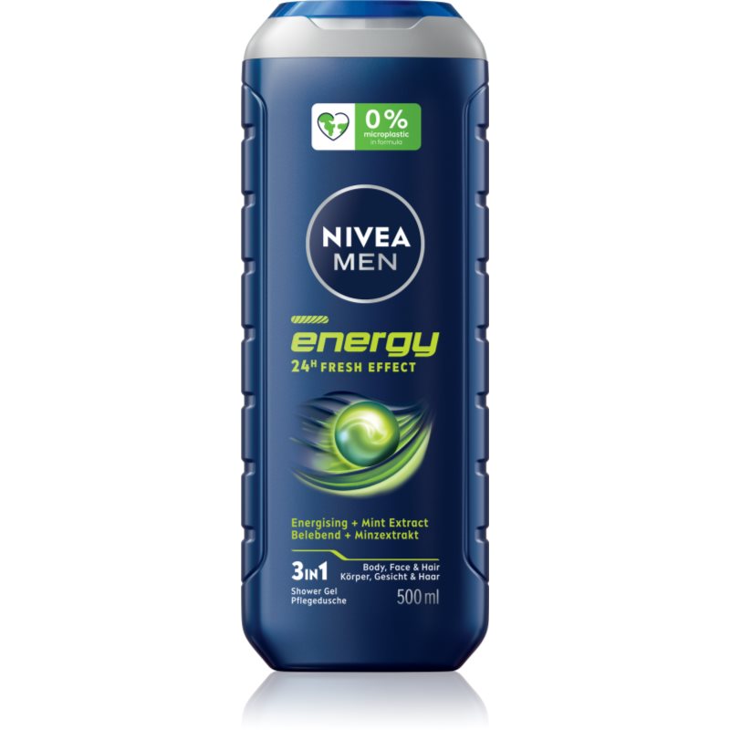 

Nivea Men Energy гель для душу для обличчя, тіла та волосся
