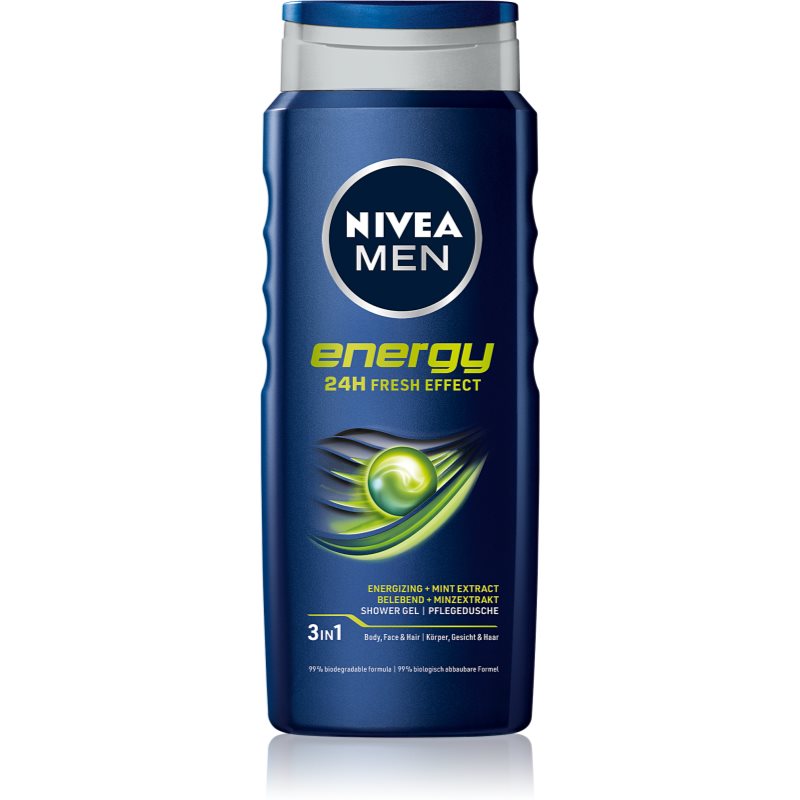 Nivea Men Energy Duschgel für Herren 500 ml