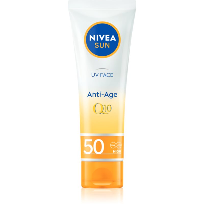 E-shop Nivea Sun pleťový krém na opalování proti vráskám Q10 SPF 50 50 ml