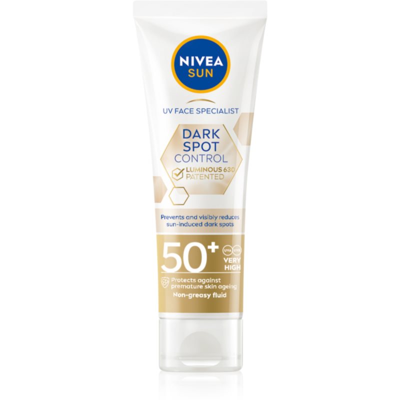 Nivea Sun Luminous 630 crème solaire visage anti-taches pigmentaires SPF 50+ 40 ml female