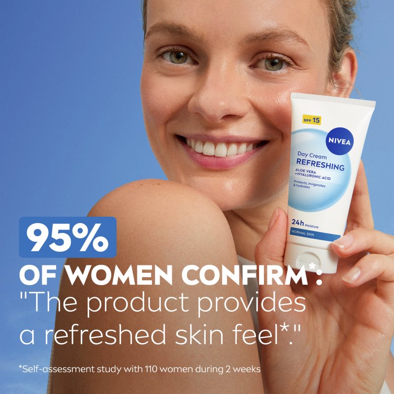 NIVEA Refreshing hydratační denní krém SPF 15 50 ml (obrázek 8)