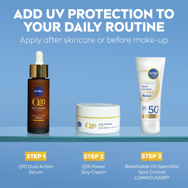 NIVEA SUN Luminous 630 pleťový krém na opalování proti pigmentovým skvrnám SPF 50+ 40 ml (obrázek 6)