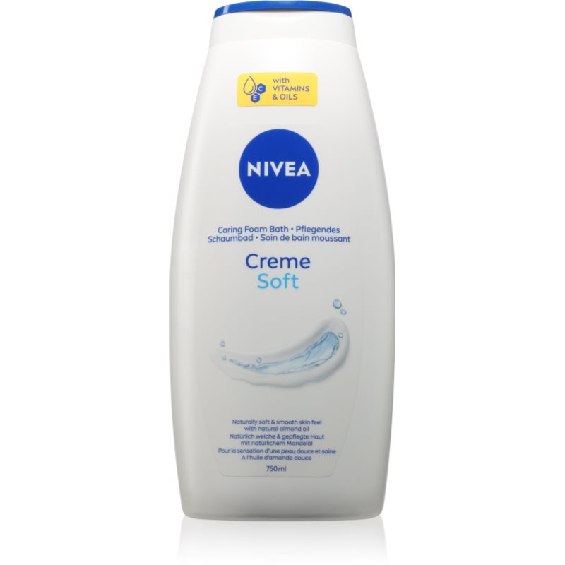 NIVEA Creme Soft krémes fürdőhab 750 ml akciós termékkép 1