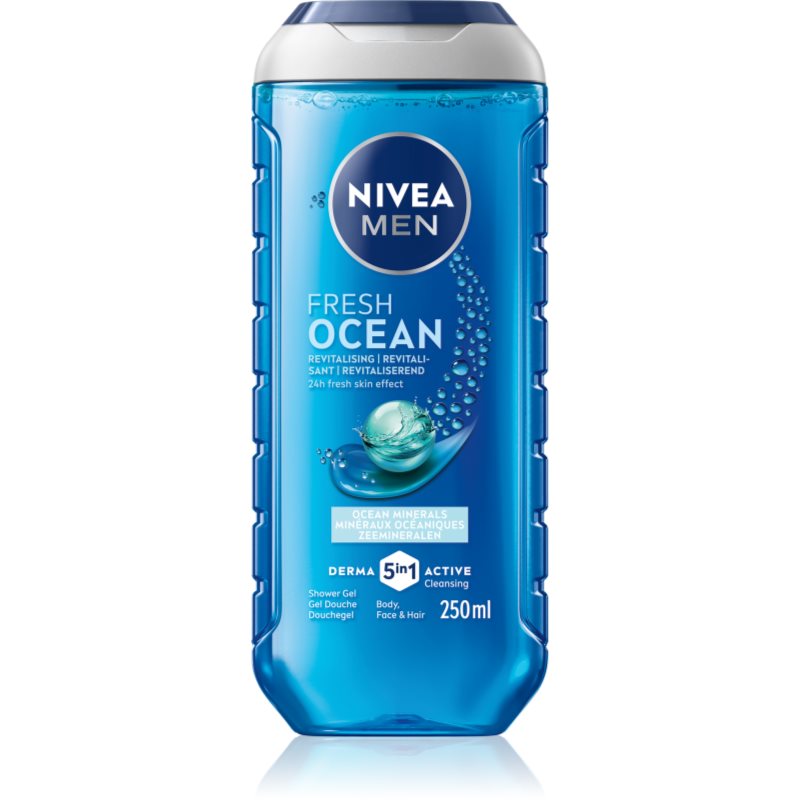 NIVEA MEN Fresh Ocean energising shower gel for men 250 ml