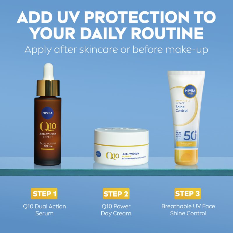NIVEA SUN Shine Control pleťový krém na opalování SPF 50+ SPF 50+ 40 ml (obrázek 7)