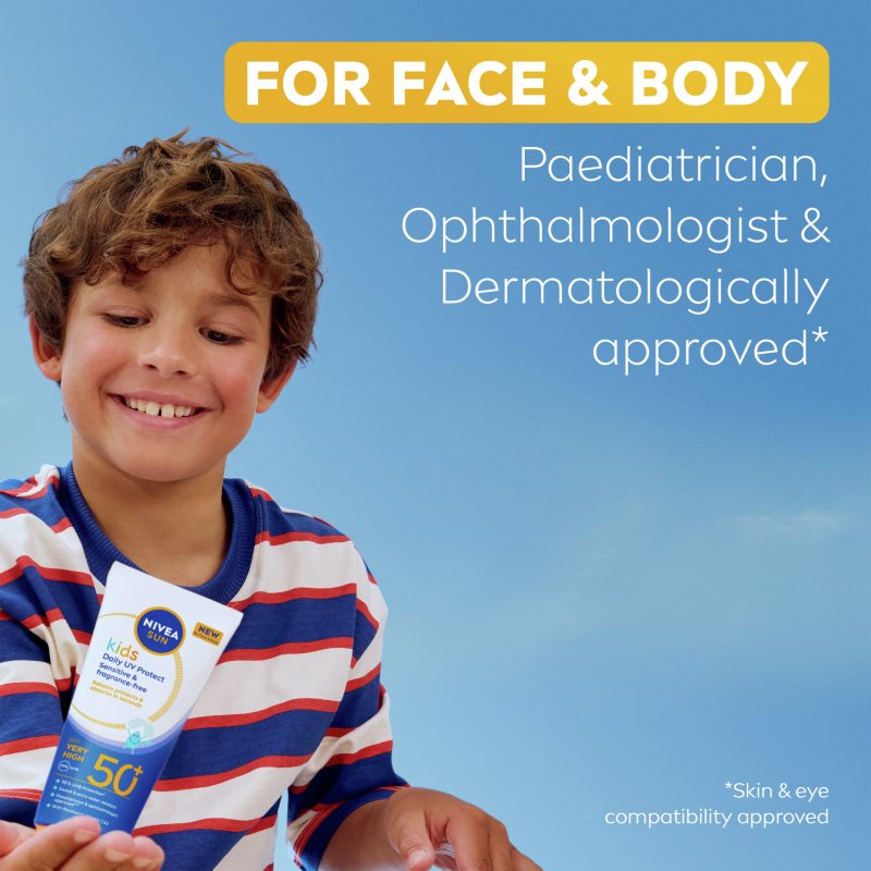 NIVEA SUN Kids mléko na opalování pro děti SPF 50+ 100 ml (obrázek 4)