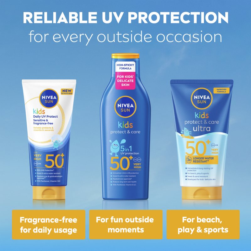 NIVEA SUN Kids mléko na opalování pro děti SPF 50+ 100 ml (obrázek 7)