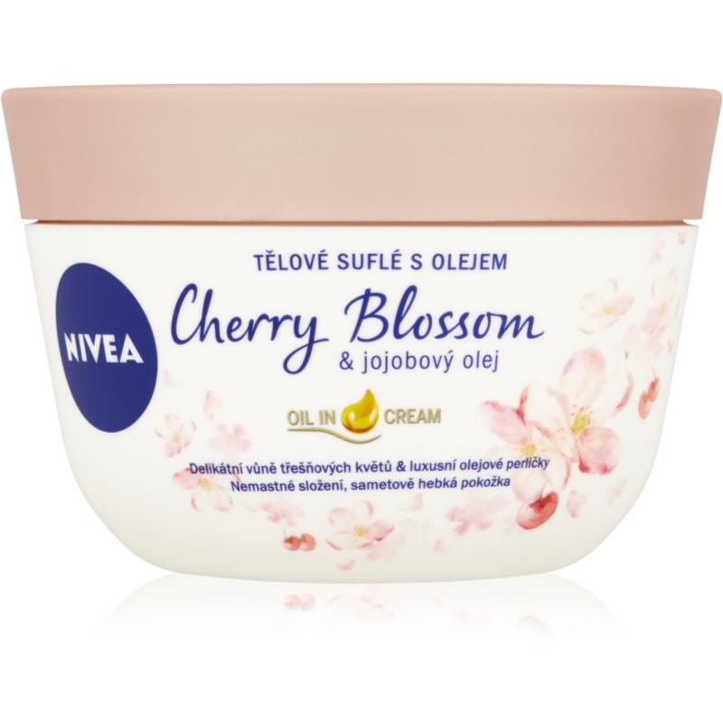 Nivea Cherry Blossom & Jojoba Oil Body Souffle 200 ml female