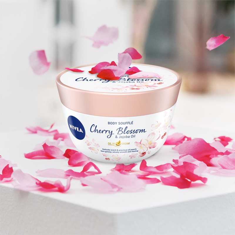 Nivea Cherry Blossom & Jojoba Oil Body Soufflé 200 Ml