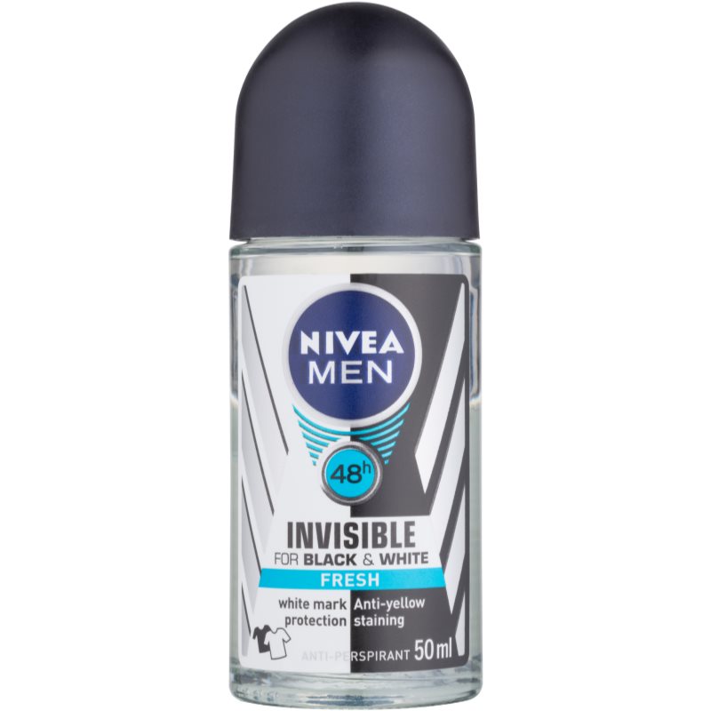 Nivea Men Invisible Black & White Bille Anti-transpirant Pour Homme 50 Ml
