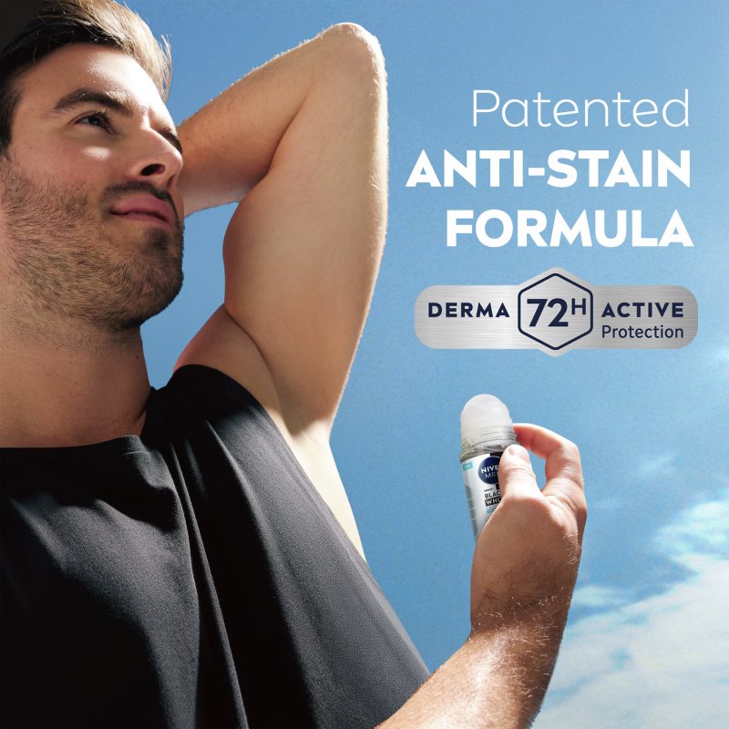 NIVEA MEN Invisible Black & White Fresh kuličkový antiperspirant pro muže 50 ml (obrázek 5)