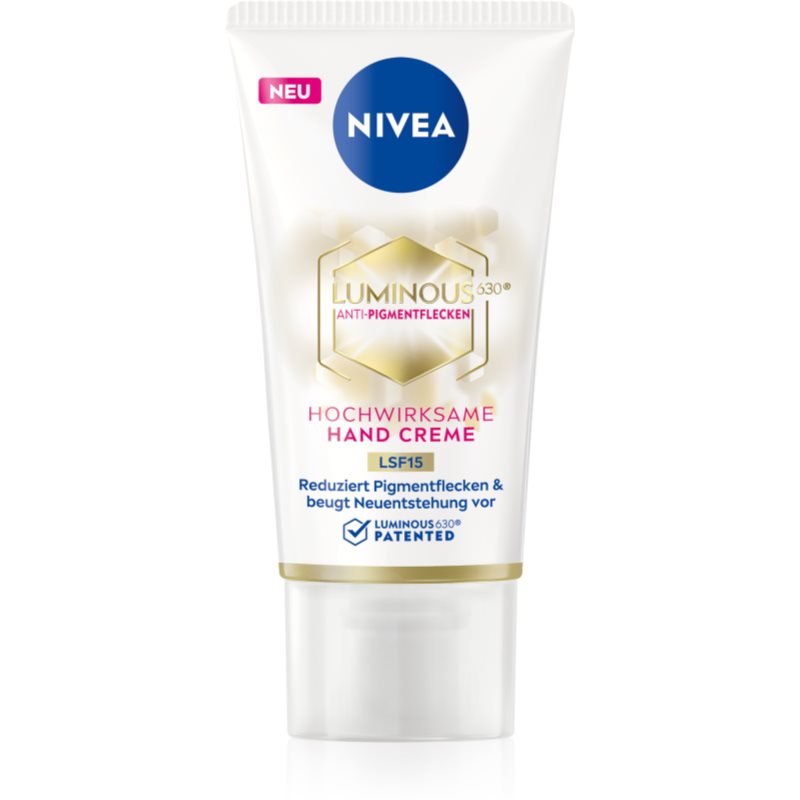 Nivea Cellular Luminous 630 Hand Cream For Pigment Spot Correction SPF 15 50 Ml