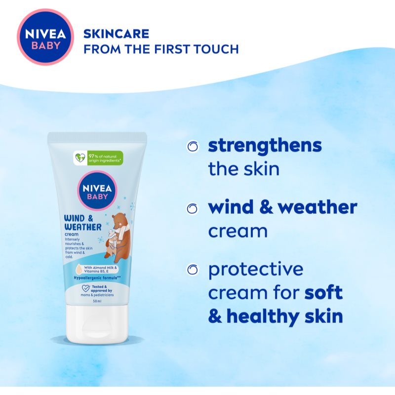 NIVEA BABY Wind & Weather crema protectora contra el frío y el viento 50 ml