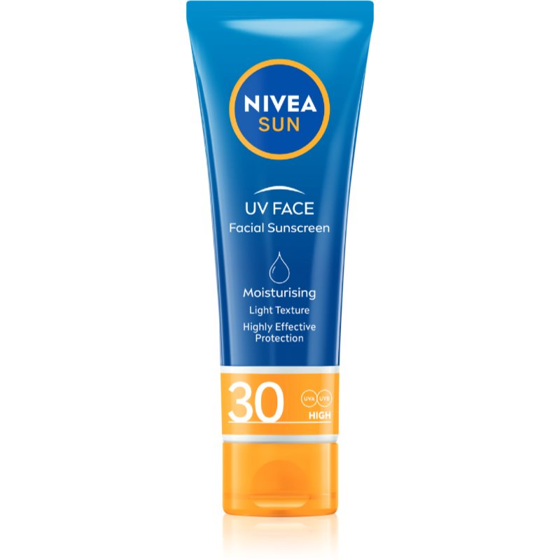 Nivea SUN feuchtigkeitsspendende Gesichtscreme für die Breunung SPF 30 50 ml