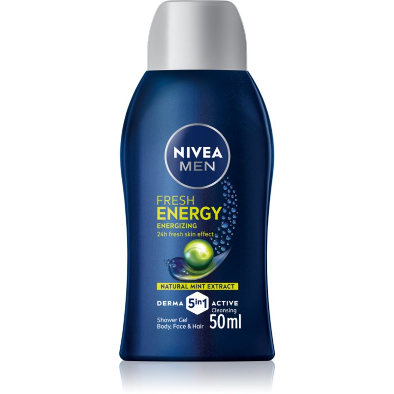 NIVEA MEN Fresh Energy Duschgel für Herren 50 ml