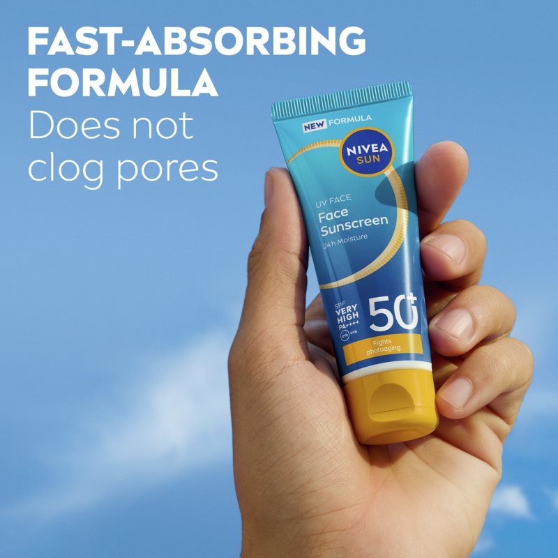 NIVEA SUN UV FACE pleťový krém na opalování SPF 50+ 40 ml (obrázek 7)
