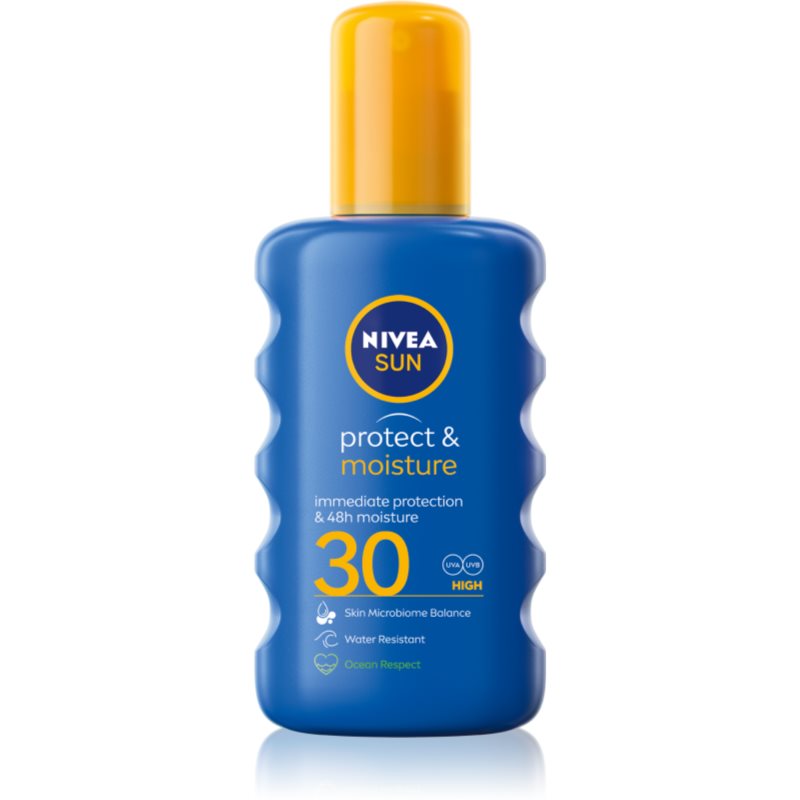 

Nivea Sun Protect & Moisture зволожуючий спрей для засмаги SPF 30