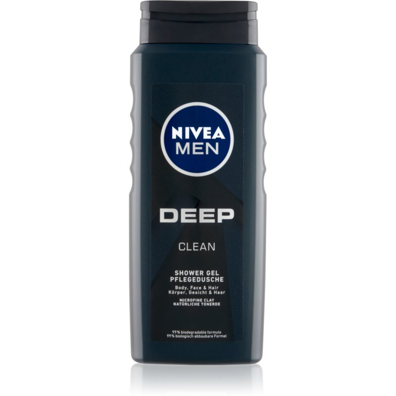 Nivea Men Deep sprchový gél pre mužov 500 ml
