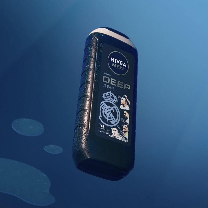 NIVEA MEN Real Madrid hydratační sprchový gel 3 v 1 500 ml (obrázek 4)