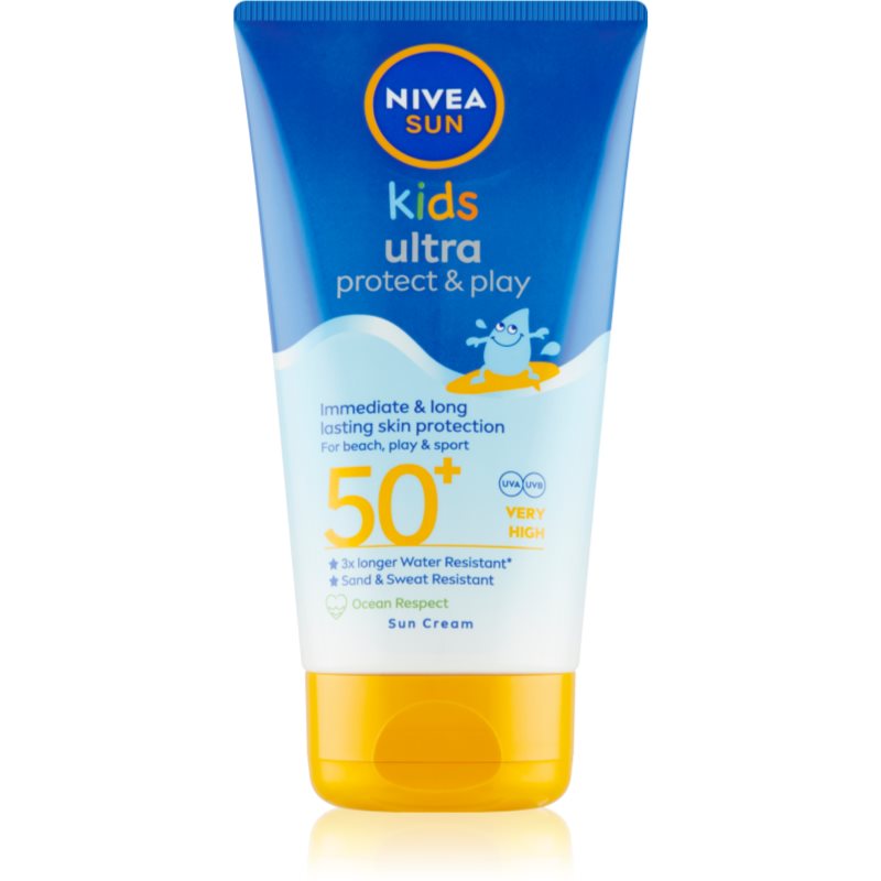 E-shop Nivea Sun Protect & Play opalovací mléko pro děti SPF 50+ 150 ml