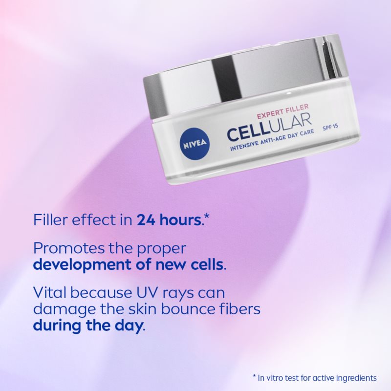Nivea Hyaluron Cellular Filler učvršćujuća dnevna krema SPF 15 50 ml