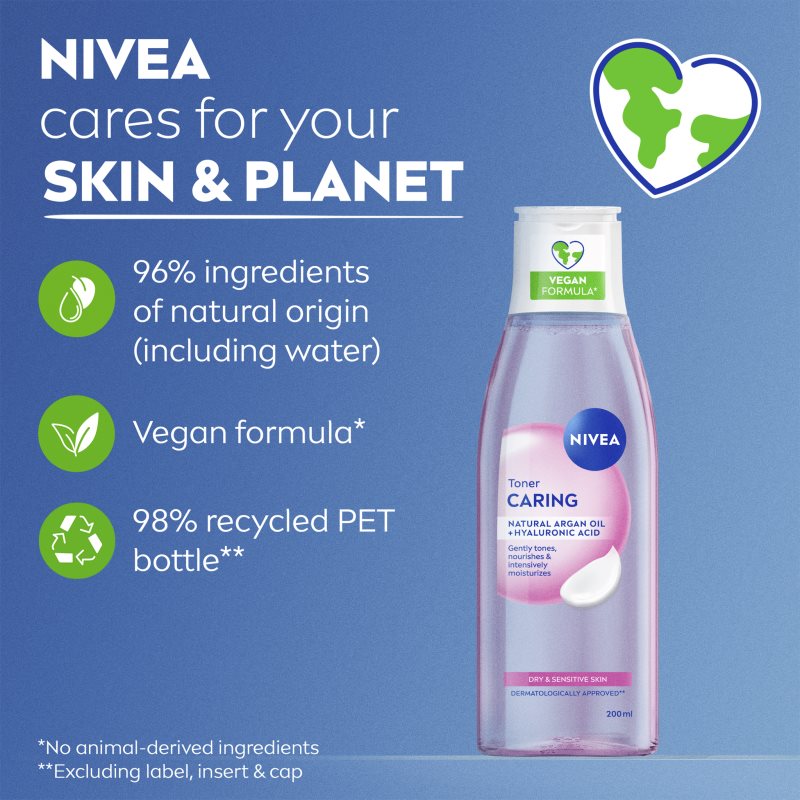 NIVEA Face Cleansing čisticí pleťová voda pro suchou až citlivou pleť 200 ml (obrázek 7)