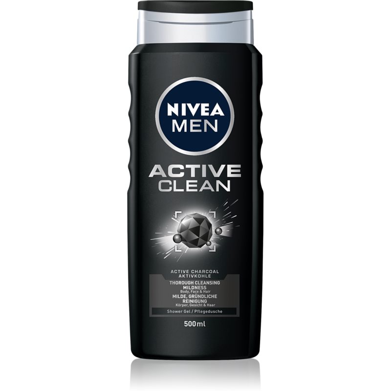 Nivea Men Active Clean Duschgel für Herren 500 ml