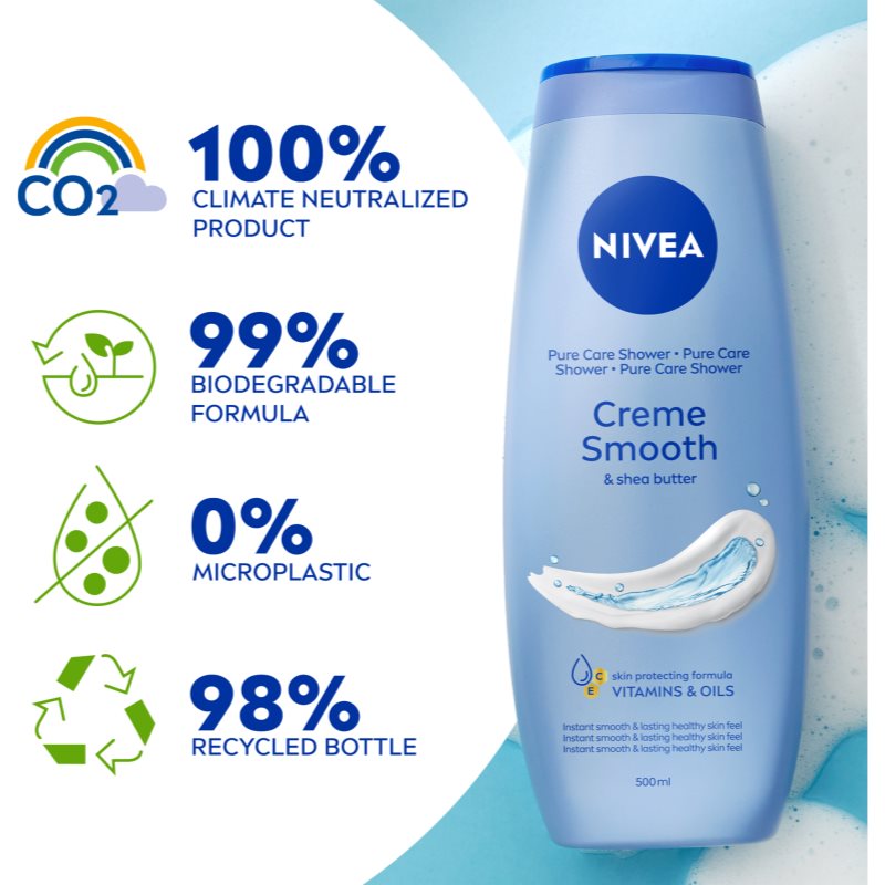 NIVEA Creme Smooth creamy shower gel 500 ml