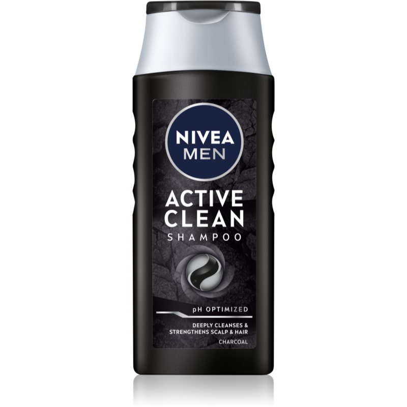 E-shop Nivea Men Active Clean šampon s aktivními složkami uhlí pro muže 250 ml