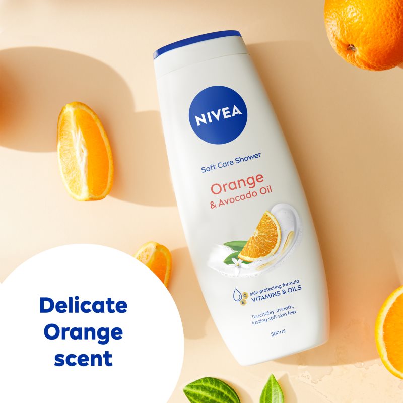 NIVEA Orange & Avocado Oil nourishing shower gel 500 ml