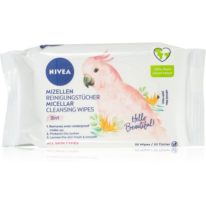 Nivea Micellar Cleansing Facial Wipes 3 in 1 25 pc
