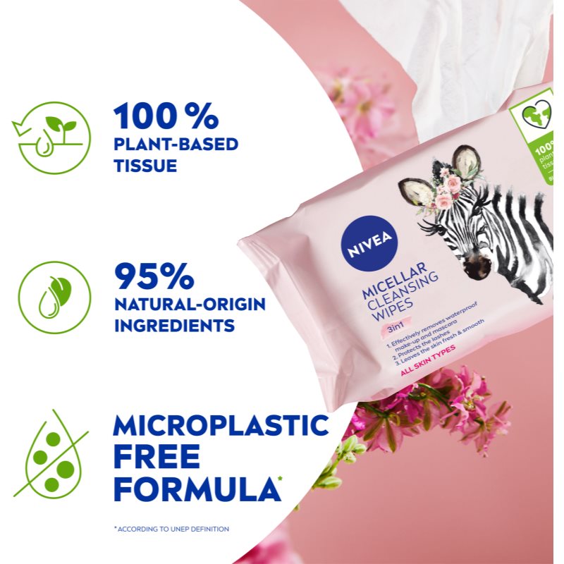 Nivea Micellar Cleansing Face Wipes 3-in-1 25 Pc