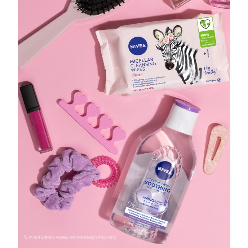 Nivea Micellar Cleansing Face Wipes 3-in-1 25 Pc