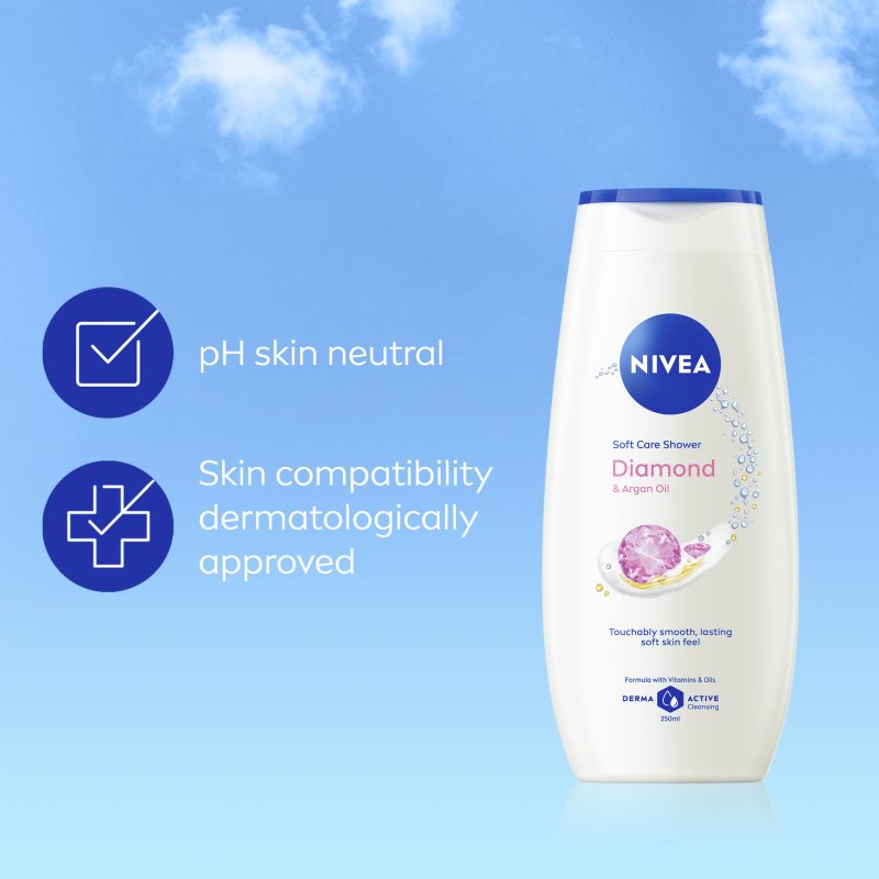 NIVEA Diamond & Argan Oil pflegendes Duschgel 500 ml (Bild 7)