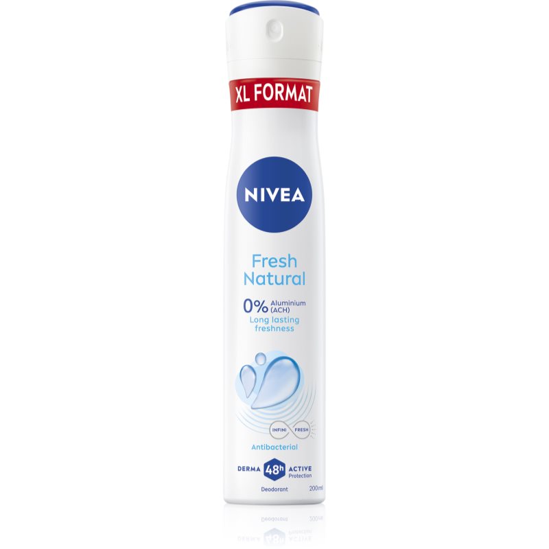 Nivea Fresh Natural antiperspirant ve spreji pro ženy 200 ml