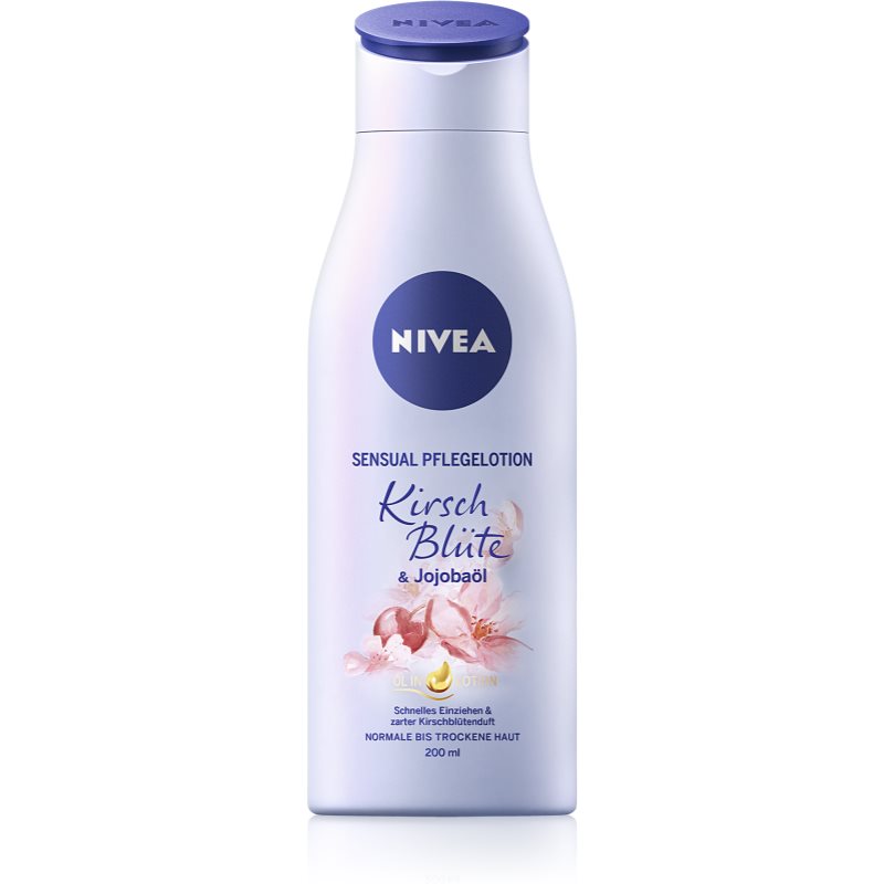 Nivea Cherry Blossom & Jojoba Oil telové mlieko 200 ml