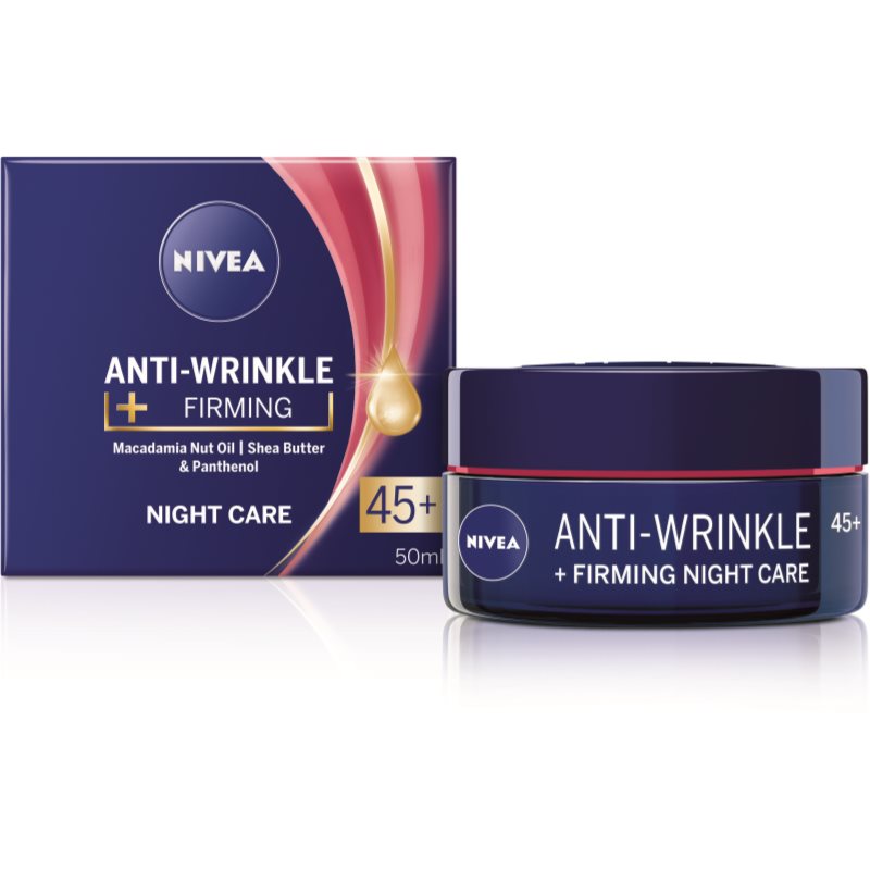 Nivea Firming Firming Anti-wrinkle Night Cream 45+ 50 Ml