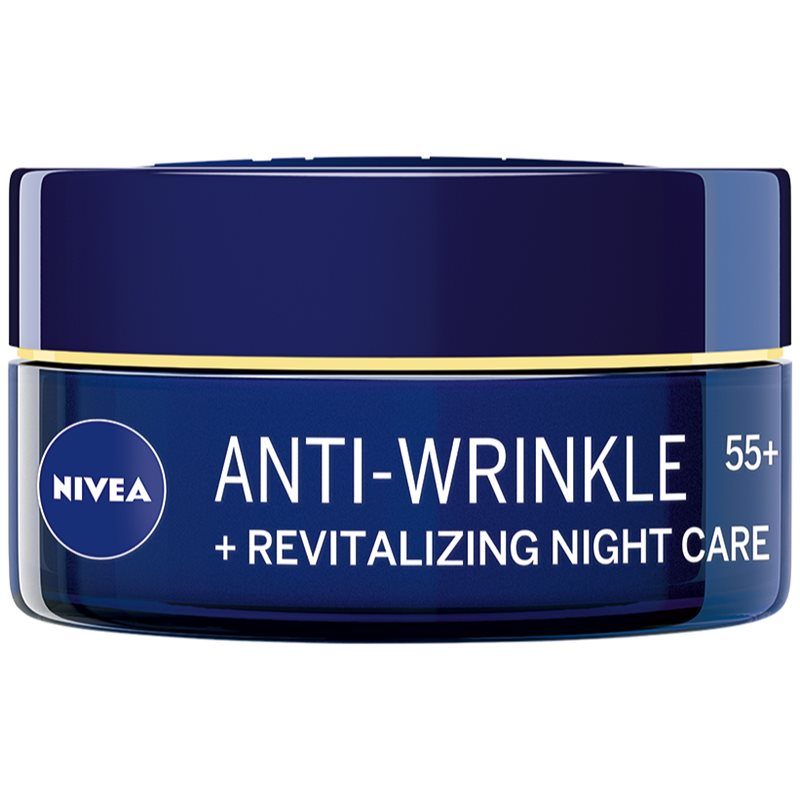 

Nivea Anti-Wrinkle Revitalizing відновлюючий нічний крем проти зморшок 55