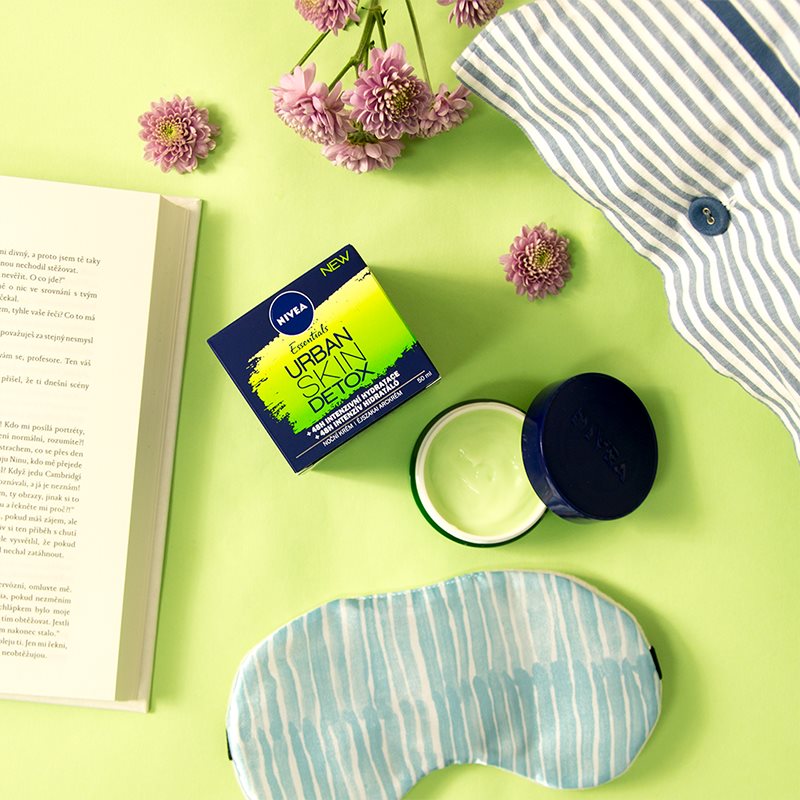 

Nivea Urban Skin Detox нічний антиоксидантний крем з гіалуроновою кислотою