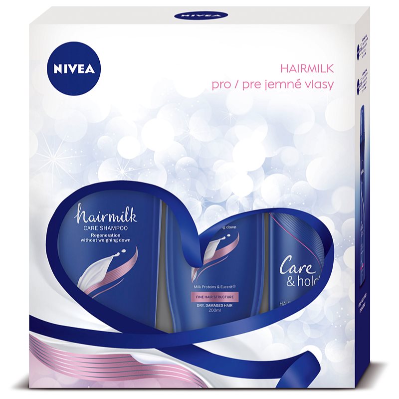 

Nivea Hairmilk набір I.