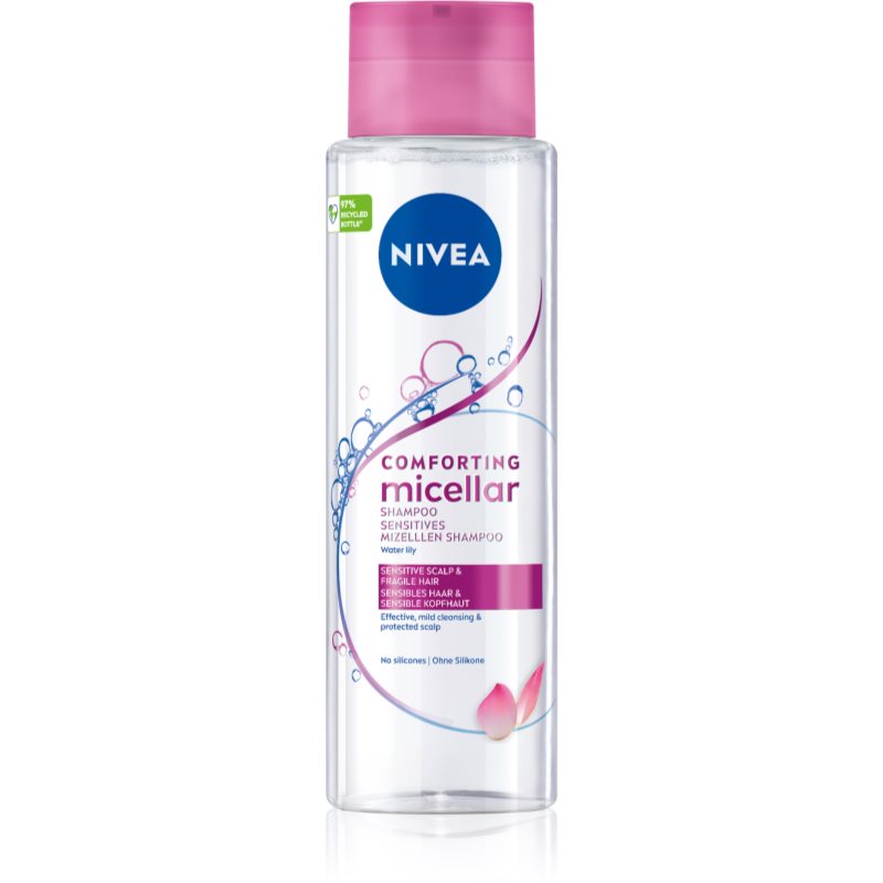 Nivea Micellar Shampoo Fortifying Micellar Shampoo For Fragile Hair And Sensitive Scalp 400 Ml