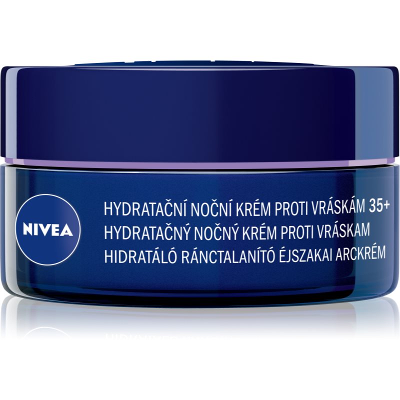

Nivea Anti-Wrinkle Moisture зволожуючий нічний крем проти зморшок 35