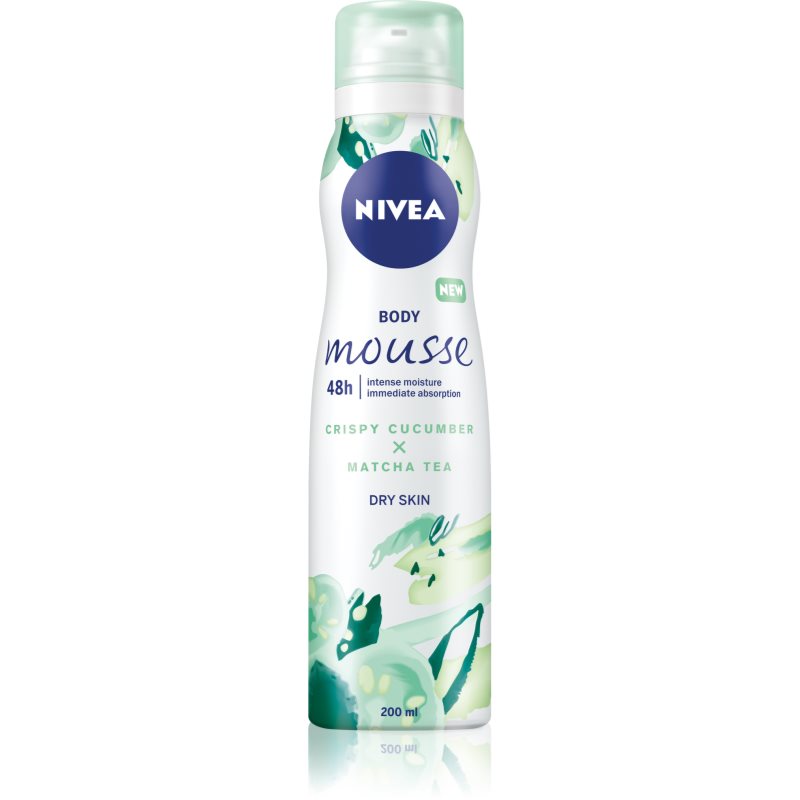 

Nivea Crispy Cucumber & Matcha Tea освіжаюча пінка для тіла для інтенсивного зволоження